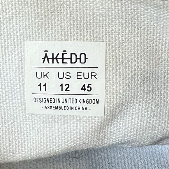 Akedo x Stranger Things Hellfire Club White Mid Top Sneaker Men US 12 EU 45 Shoe - Picture 12 of 12